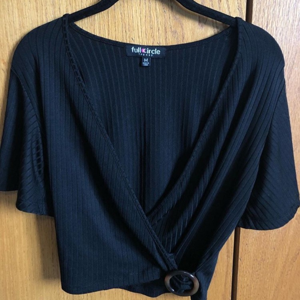 Low cut blouse